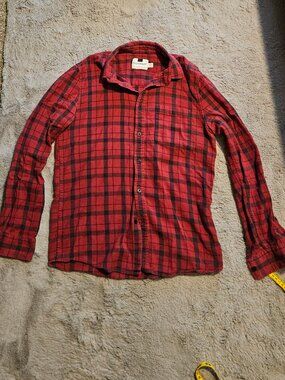 Topman medium checked plaid flannel